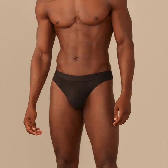 NWT MeUndies UltraModal™ Core Pouch Front Thong, M, dark brown - Picture 1 of 10